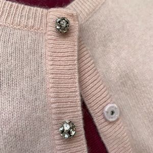 Soft Pink Cashmere Cardigan